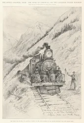 O Royal Colonial Tour, o Duque da Cornualha na Canadian Pacific Railway